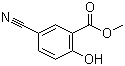 结构式 CAS# 84437-12-7, 5-氰基-2-羟基苯甲酸甲酯