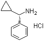 structure of CAS# 844470-80-0, (aS)-alpha-Cyclopropylbenzenemethanamine hydrochloride