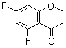 structure of CAS# 844648-22-2, 5,7-Difluorochroman-4-one;5,7-Difluoro-2,3-dihydro-4H-chromen-4-one; 5,7-Difluoro-3,4-dihydro-4H-chromen-4-one