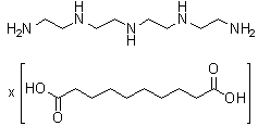 Decanedioic acid, compd. with N-(2-aminoethyl)-N'-[2-[(2-aminoethyl)amino]ethyl]-1,2-ethanediamine molecular structure (CAS 84501-59-7)