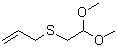 3-[(2,2-二甲氧基乙基)硫基]-1-丙烯分子结构 (CAS 84522-35-0)