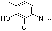 3-Amino-2-chloro-6-methylphenol molecular structure (CAS 84540-50-1)