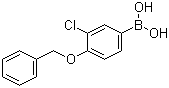 structure of CAS# 845551-44-2, 4-Benzyloxy-3-chlorophenylboronic acid