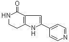 结构式 CAS# 845714-00-3, CAY 10572; 1,5,6,7-四氢-2-(4-吡啶基)-4H-吡咯并[3,2-c]吡啶-4-酮