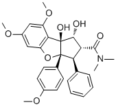 Rocaglamide molecular structure (CAS 84573-16-0)