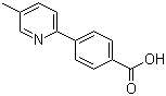 structure of CAS# 845826-92-8, 4-(5-Methyl-2-pyridinyl)benzoic acid