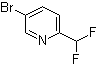5-Bromo-2-(difluoromethyl)pyridine molecular structure (CAS 845827-13-6)