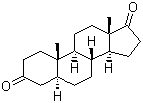 structure of CAS# 846-46-8, 5a-Androstanedione;5a-Androstanedione; 5a-Androstan-3,17-dione