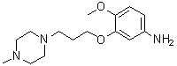 4-Methoxy-3-[3-(4-methyl-1-piperazinyl)propoxy]benzenamine molecular structure (CAS 846023-55-0)