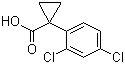 1-(2,4-二氯苯基)环丙烷甲酸分子结构 (CAS 84604-70-6)