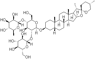 Asparanin B molecular structure (CAS 84633-34-1)