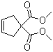 3-环戊烯-1,1-二甲酸二甲酯分子结构 (CAS 84646-68-4)