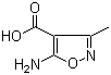 5-Amino-3-methyl-4-isoxazolecarboxylic acid molecular structure (CAS 84661-50-7)