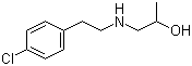 1-[[2-(4-Chlorophenyl)ethyl]amino]-2-hydroxypropane molecular structure (CAS 847063-13-2)