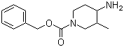 4-氨基-3-甲基-1-哌啶甲酸苄酯分子结构 (CAS 847458-97-3)