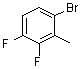 3,4-Difluoro-2-methylbromobenzene molecular structure (CAS 847502-81-2)