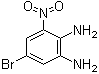 structure of CAS# 84752-20-5, 4-Bromo-6-nitro-1,2-phenylenediamine;5-Bromo-3-nitrobenzene-1,2-diamine