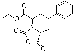 结构式 CAS# 84793-24-8, N-[1-(S)-乙氧羰基-3-苯丙基]-L-丙氨酸-N-羧基酸酐