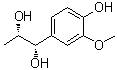 (1S,2S)-1-(4-Hydroxy-3-methoxyphenyl)-1,2-propanediol molecular structure (CAS 848031-94-7)
