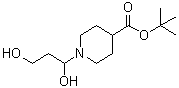 3-[4-(tert-Butoxycarbonyl)piperidin-1-yl]-3-hydroxypropanol molecular structure (CAS 848070-16-6)