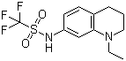 N-(1-Ethyl-1,2,3,4-tetrahydro-7-quinolinyl)-1,1,1-trifluoromethanesulfonamide molecular structure (CAS 848080-31-9)