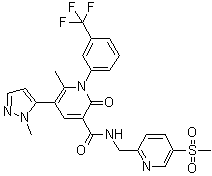 Alvelestat molecular structure (CAS 848141-11-7)