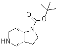 (3aR,7aS)-rel-Octahydro-1H-pyrrolo[3,2-c]pyridine-1-carboxylic acid 1,1-dimethylethyl ester molecular structure (CAS 848410-13-9)