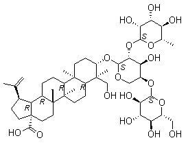 Pulsatilla saponin D molecular structure (CAS 848784-85-0)