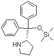 (S)-(-)-alpha,alpha-Diphenyl-2-pyrrolidinemethanol trimethylsilyl ether molecular structure (CAS 848821-58-9)