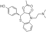 O-Desmethyldiltiazem molecular structure (CAS 84903-78-6)