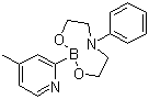 4-Methylpyridine-2-boronic acid N-phenyldiethanolamine ester molecular structure (CAS 849100-03-4)