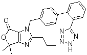 Olmesartan Lactone Impurity A molecular structure (CAS 849206-43-5)