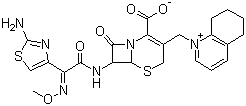 头孢喹咪分子结构 (CAS 84957-30-2)