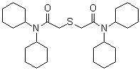 structure of CAS# 849629-03-4, N,N,N',N''-Tetracyclohexyl-3-thiaglutaric diamide
