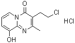 9-Hydroxy-3-(2-chloroethyl)-2-methyl-4H-pyrido[1,2-a]pyrimidin-4-one hydrochloride molecular structure (CAS 849727-62-4)