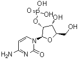 2'-胞苷酸分子结构 (CAS 85-94-9)
