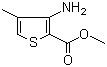 Methyl 3-amino-4-methylthiophene-2-carboxylate molecular structure (CAS 85006-31-1)