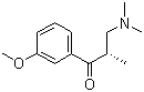 (S)-3-Dimethylamino-1-(3-methoxyphenyl)-2-methyl-1-propanone molecular structure (CAS 850222-40-1)