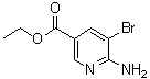 structure of CAS# 850429-51-5, Ethyl 6-amino-5-bromonicotinate;6-Amino-5-bromo-3-pyridinecarboxylic acid ethyl ester