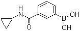 3-(Cyclopropylaminocarbonyl)phenylboronic acid molecular structure (CAS 850567-23-6)