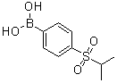 structure of CAS# 850567-98-5, 4-(Isopropylsulfonyl)phenylboronic acid;[4-[(1-Methylethyl)sulfonyl]phenyl]boronic acid