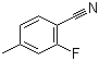 结构式 CAS# 85070-67-3, 2-氟-4-甲基苯腈