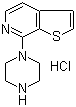 7-(1-Piperazinyl)thieno[2,3-c]pyridine hydrochloride molecular structure (CAS 850734-85-9)