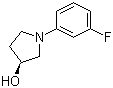 (R)-1-(3-Fluorophenyl)pyrrolidin-3-ol molecular structure (CAS 850834-38-7)
