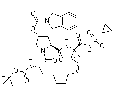 Danoprevir molecular structure (CAS 850876-88-9)