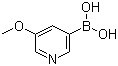 5-Methoxypyridine-3-boronic acid molecular structure (CAS 850991-69-4)