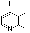 2,3-Difluoro-4-iodopyridine molecular structure (CAS 851386-34-0)