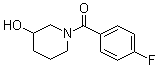 1-(4-Fluorobenzoyl)-3-piperidinol molecular structure (CAS 851883-00-6)