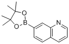 7-(4,4,5,5-四甲基-1,3,2-二氧硼杂环戊烷-2-基)喹啉分子结构 (CAS 851985-81-4)