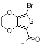 structure of CAS# 852054-42-3, 7-Bromo-2,3-dihydro-thieno[3,4-b]-1,4-dioxin-5-carboxaldehyde;5-bromo-2,3-dihydrothieno[3,4-b][1,4]dioxine-7-carbaldehyde